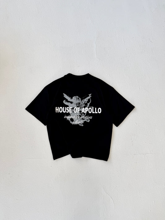 House of Apollo Black T-shirt