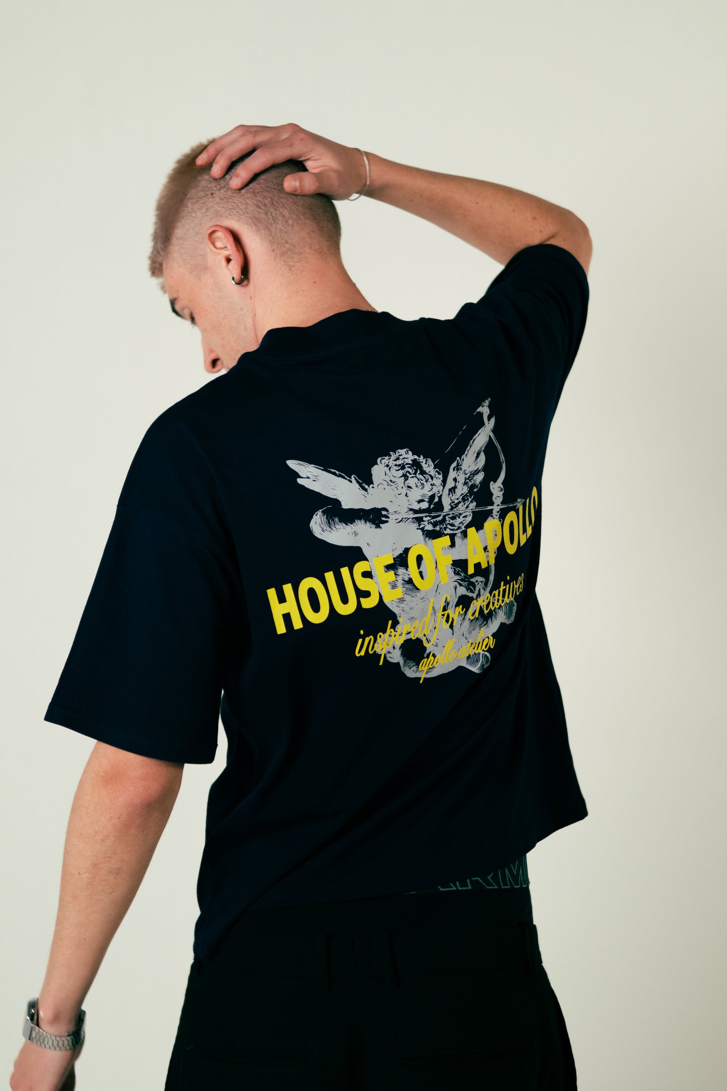 House of Apollo Navy T-shirt