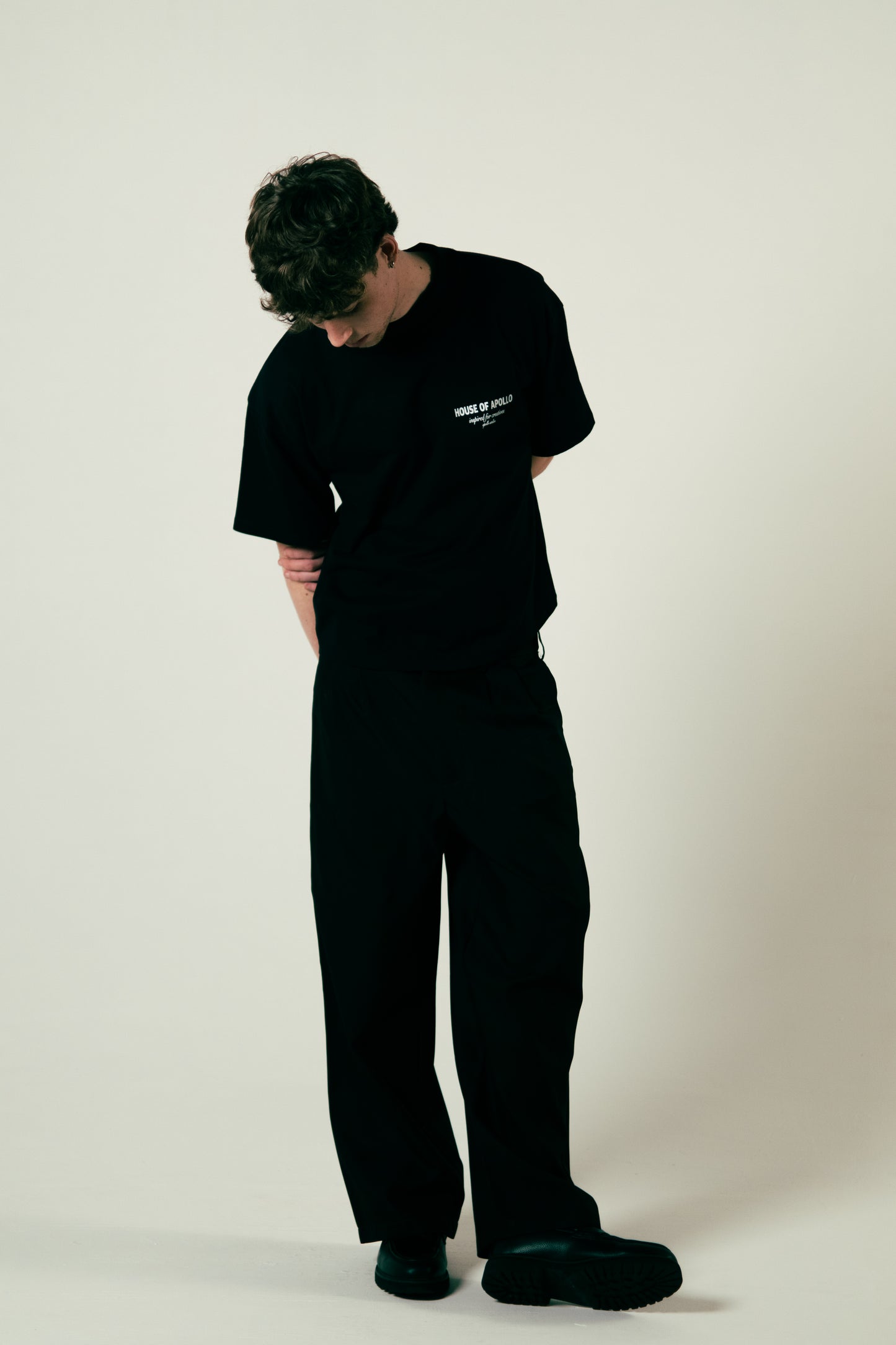 House of Apollo Black T-shirt